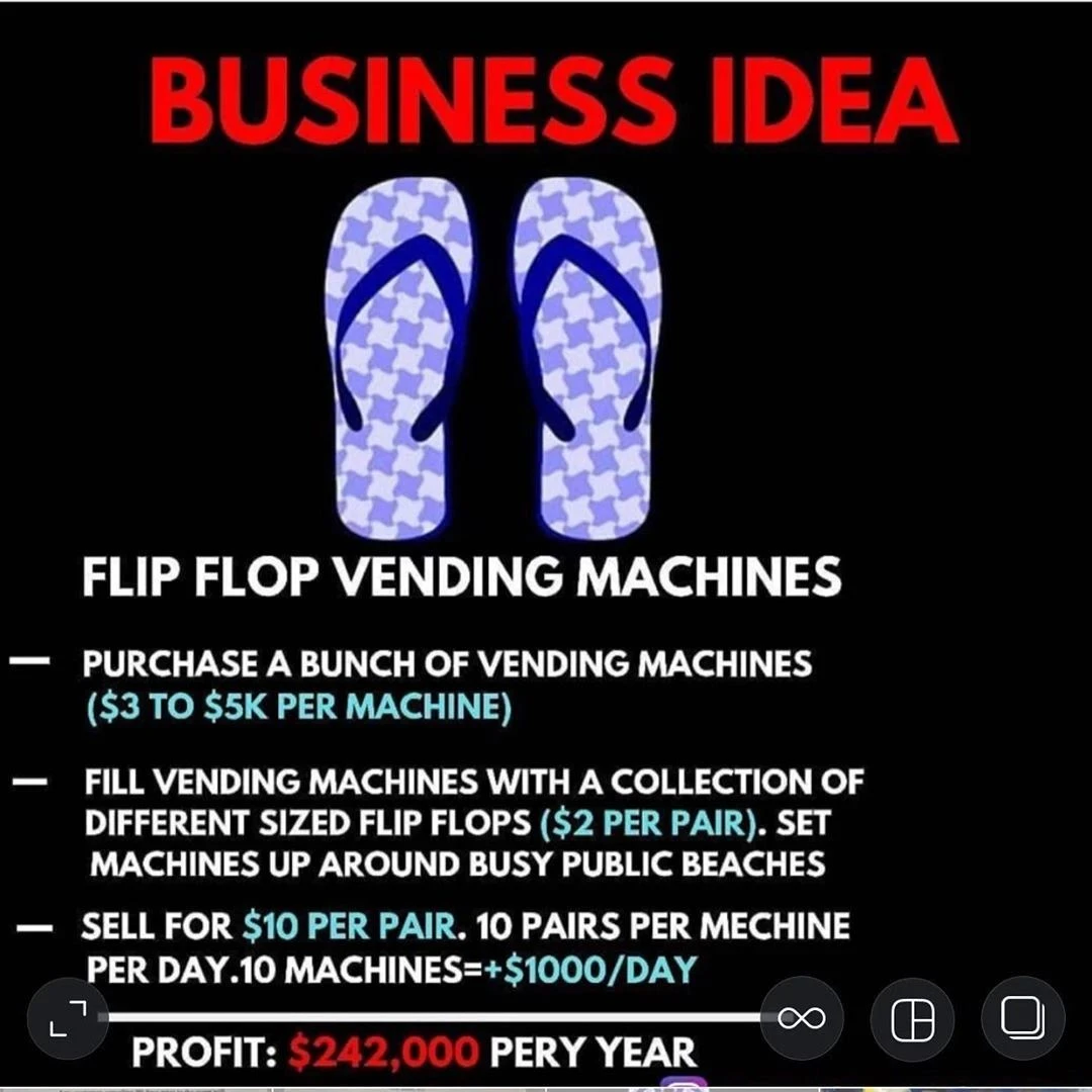 flip flop vending machine profit flip flop vending machine profit