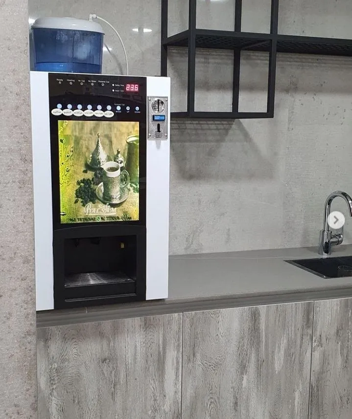 מכונה אוטומטית לקפה טורקי עם קבל מטבעות